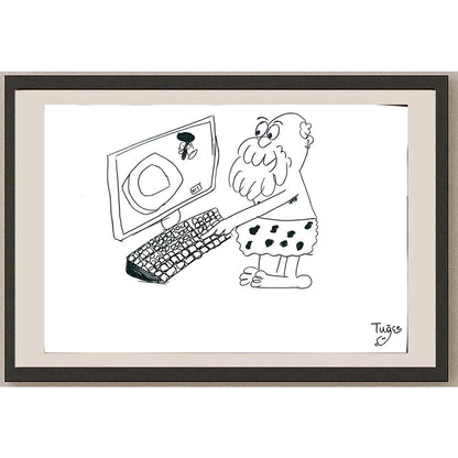 Tuğçe Naz 43x30cm Orijinal Karikatür BOD01445