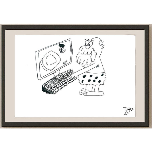 Tuğçe Naz 43x30cm Orijinal Karikatür BOD01445