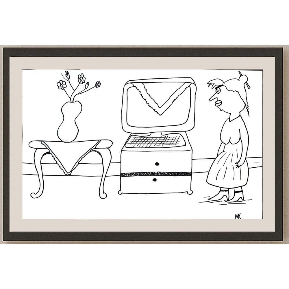 Mehmet Koç 43x30cm Orijinal Karikatür BOD01447