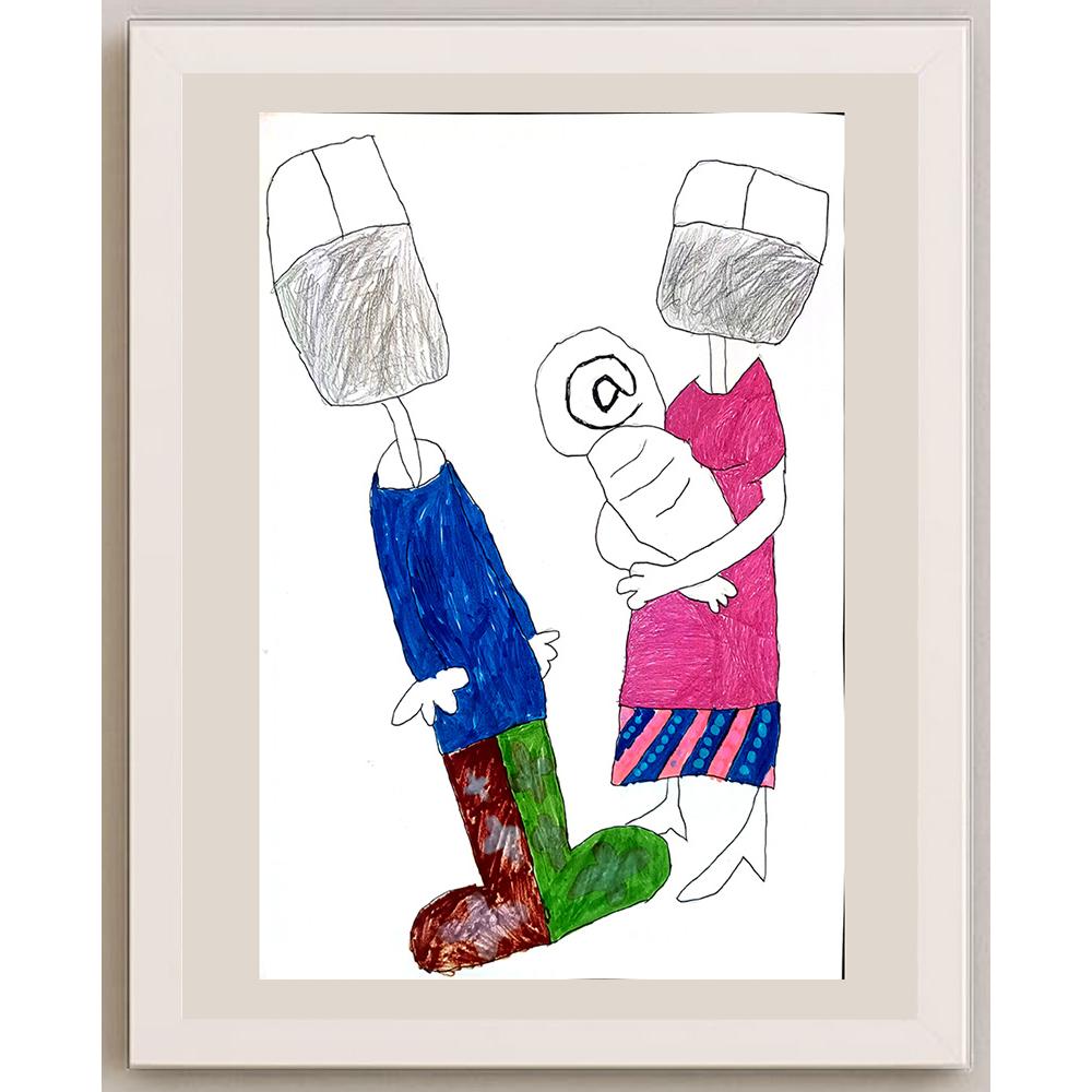 Eren Uluer 43x30cm Orijinal Karikatür BOD01448