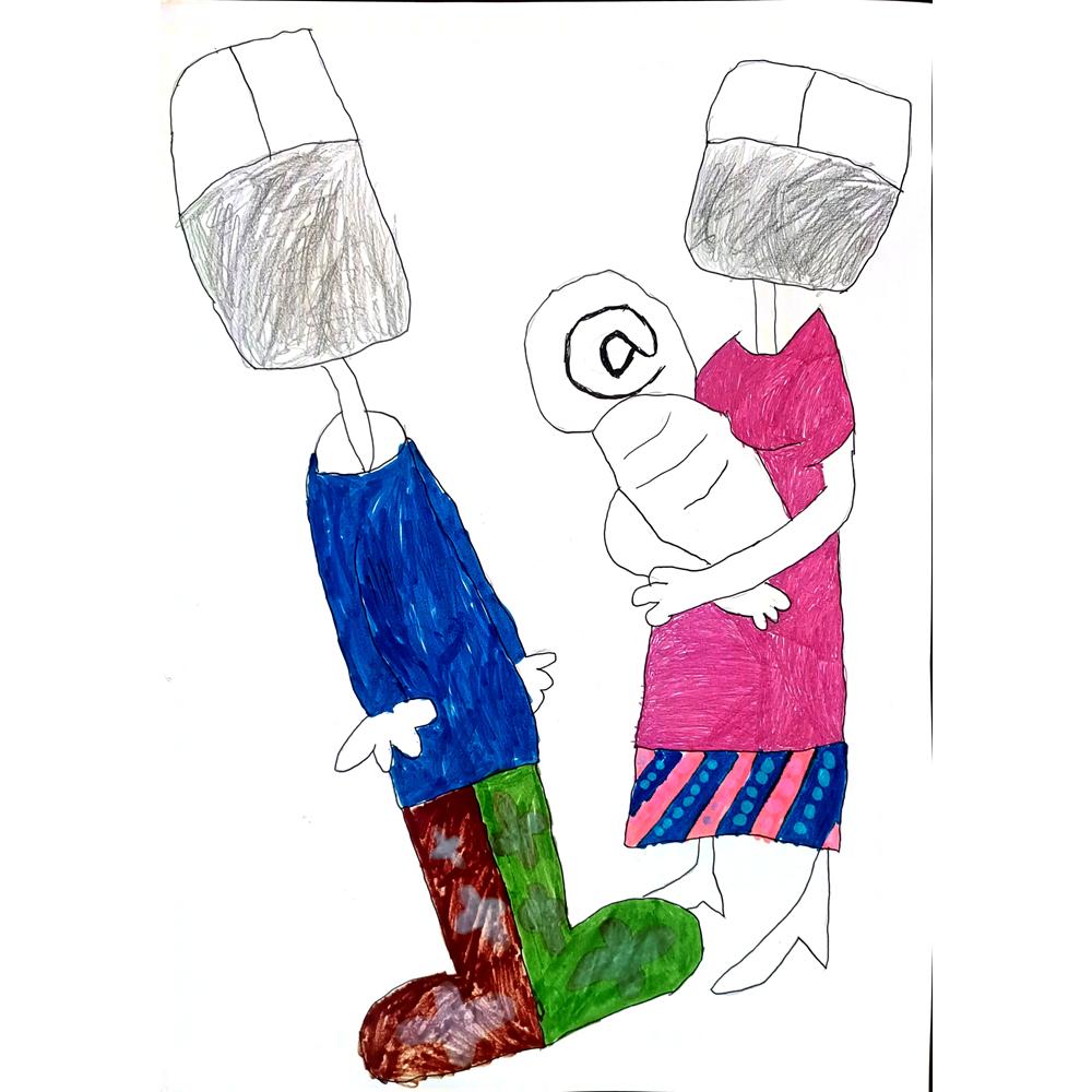 Eren Uluer 43x30cm Orijinal Karikatür BOD01448