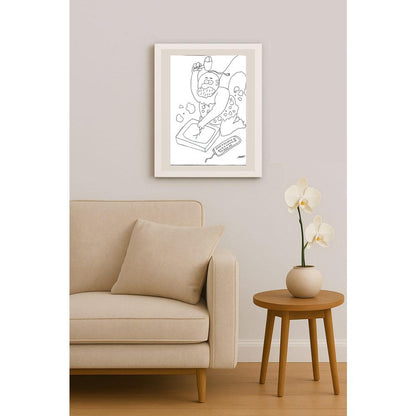 Paşa Uyguntüzel 43x30cm Orijinal Karikatür BOD01451