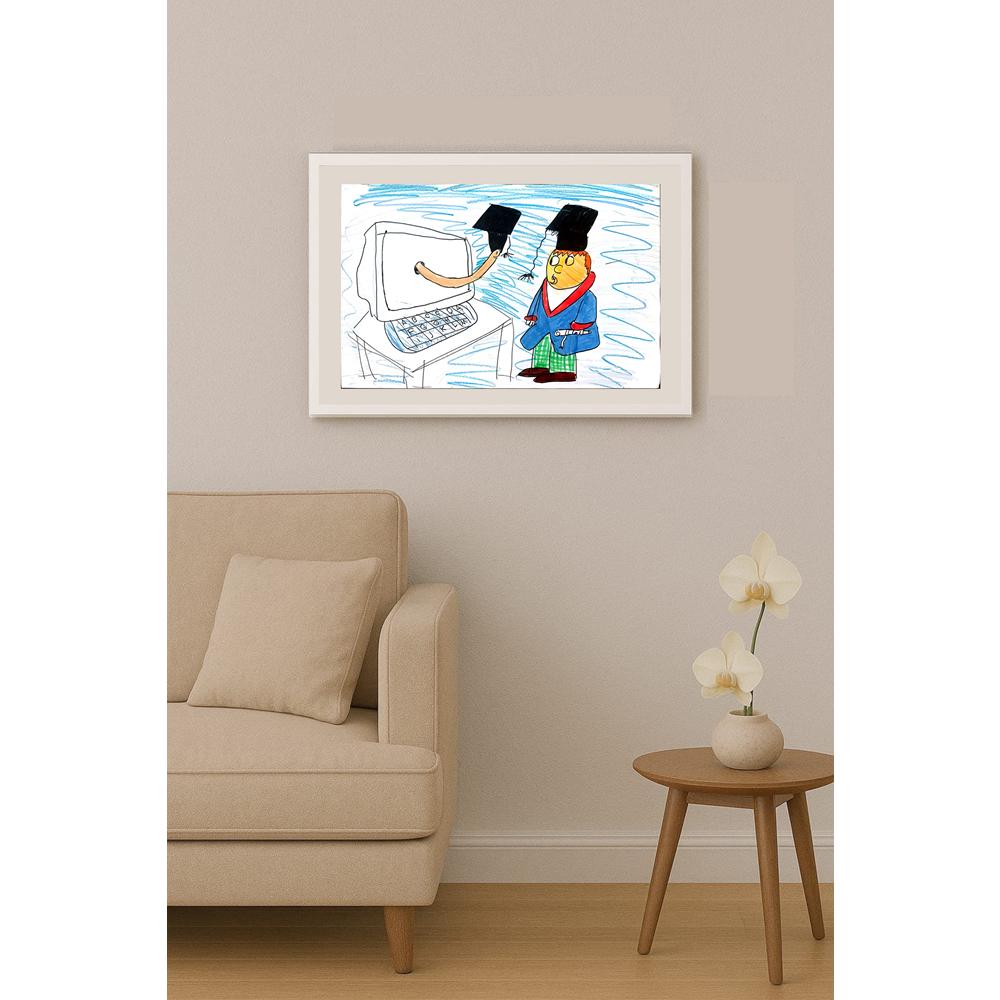 Yavuz Dora 43x30cm Orijinal Karikatür BOD01454