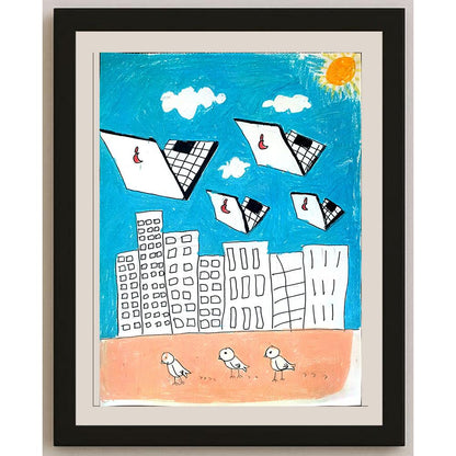 Eylül Eyüboğlu 43x30cm Orijinal Karikatür BOD01455