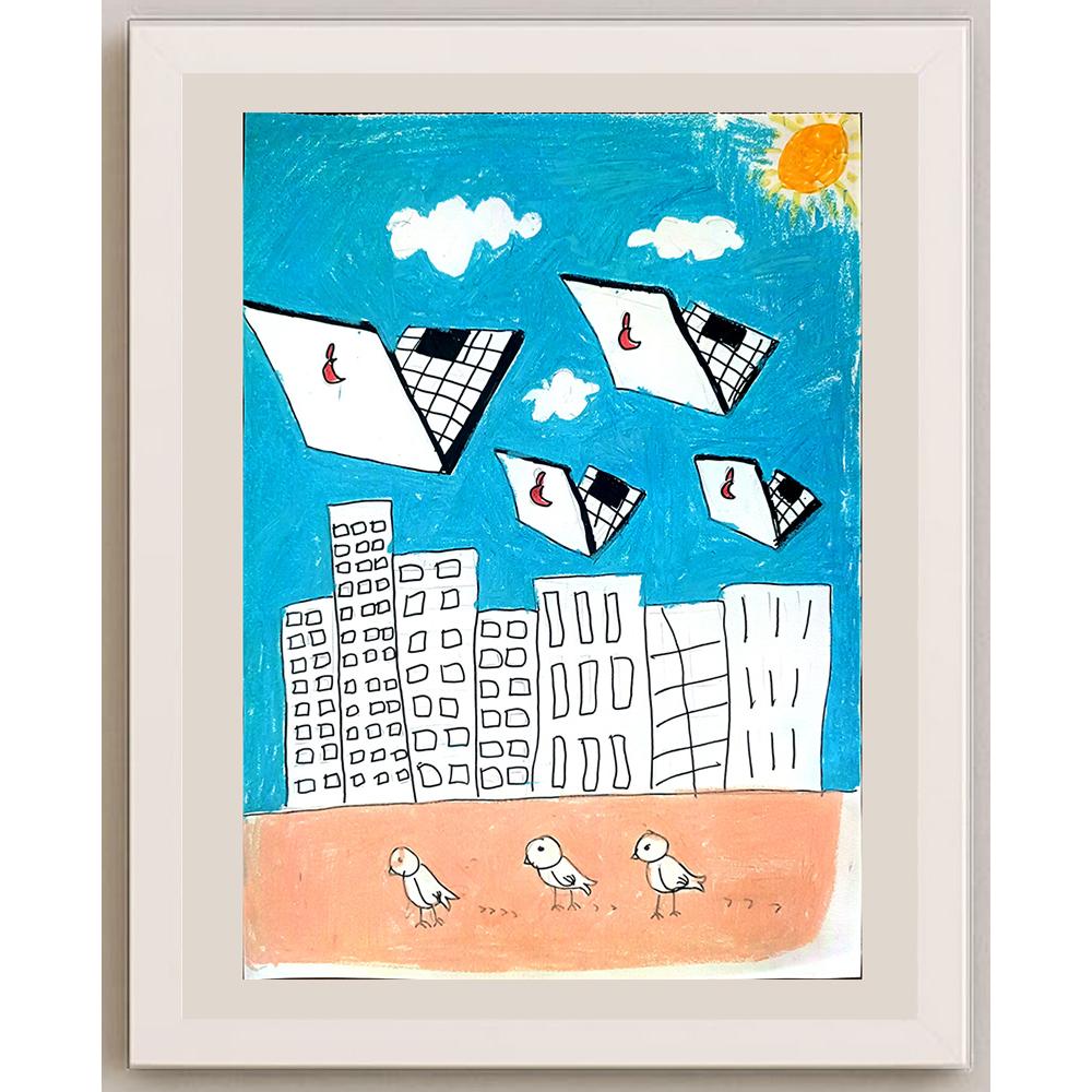 Eylül Eyüboğlu 43x30cm Orijinal Karikatür BOD01455