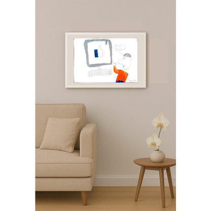 Kaan Aslan 43x30cm Orijinal Karikatür BOD01466