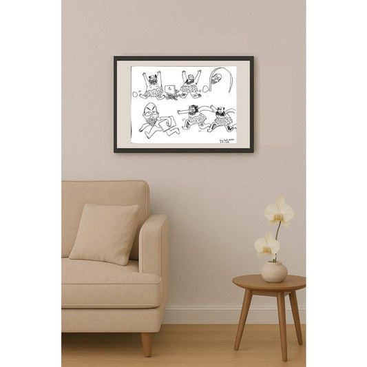 Kaan Berk Altay 43x30cm Orijinal Karikatür BOD01474