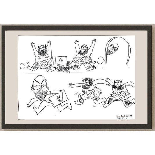 Kaan Berk Altay 43x30cm Orijinal Karikatür BOD01474