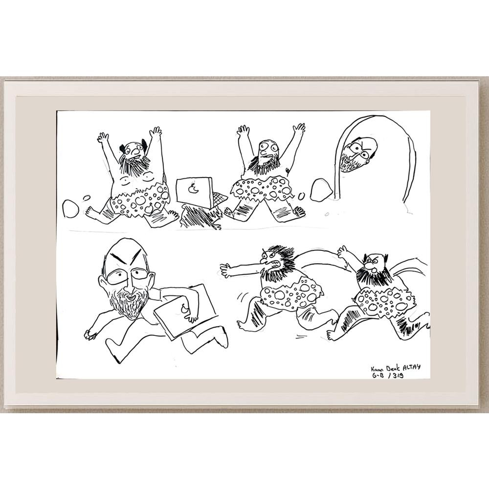 Kaan Berk Altay 43x30cm Orijinal Karikatür BOD01474