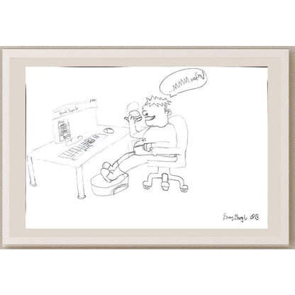 Eray Eroğlu 43x30cm Orijinal Karikatür BOD01475