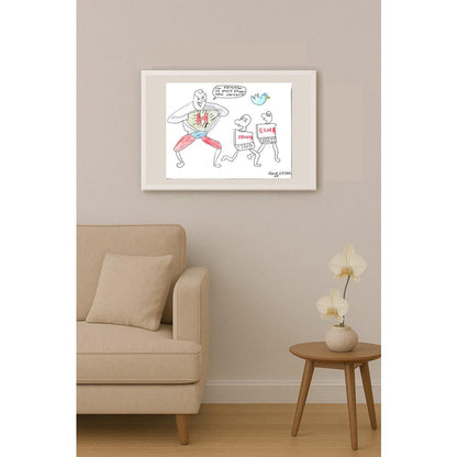 Ahmet Ertan 43x30cm Orijinal Karikatür BOD01476