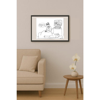 Mert Kağan Yavuz 43x30cm Orijinal Karikatür BOD01477