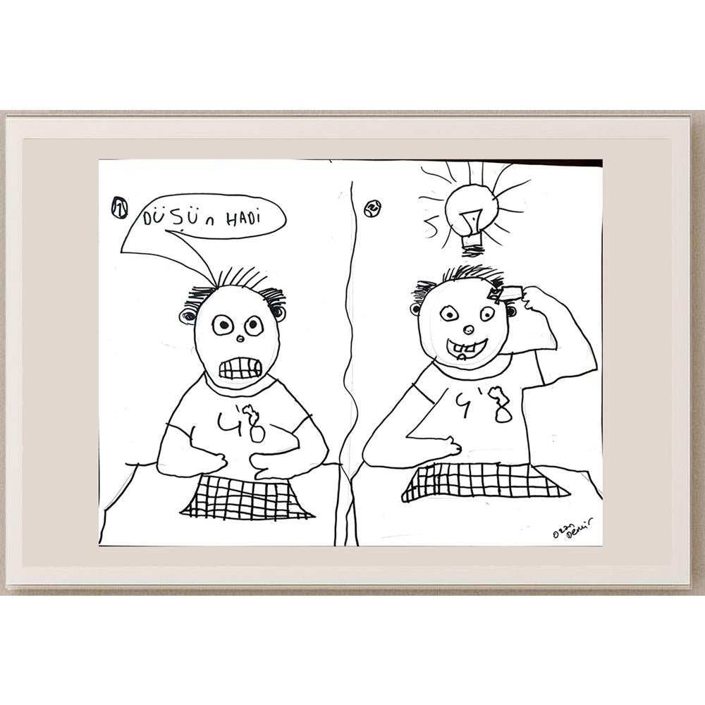 Ozan Demir 43x30cm Orijinal Karikatür BOD01479