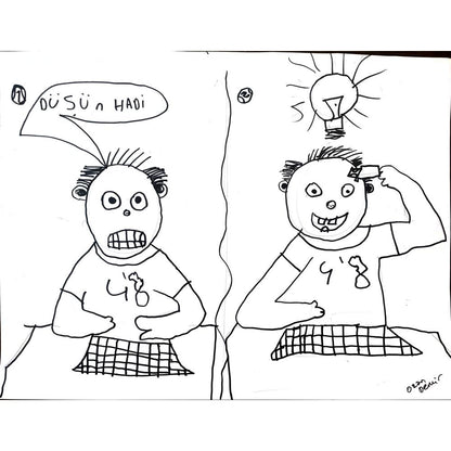 Ozan Demir 43x30cm Orijinal Karikatür BOD01479