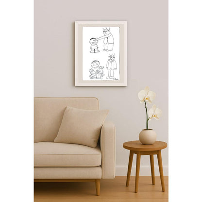 Güney Karakaşoğlu 43x30cm Orijinal Karikatür BOD01480