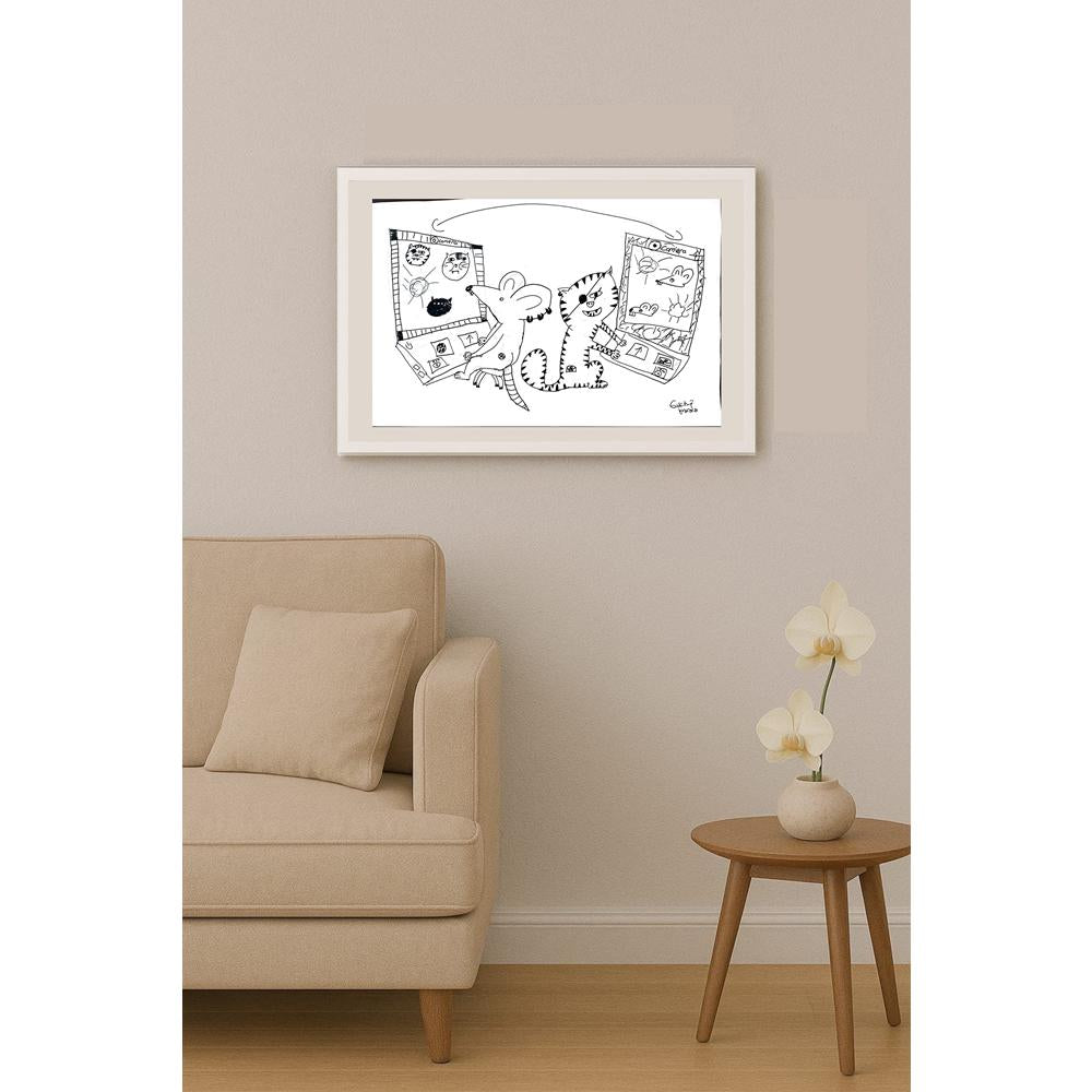 Göktuğ Karaca 43x30cm Orijinal Karikatür BOD01481