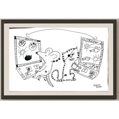 Göktuğ Karaca 43x30cm Orijinal Karikatür BOD01481