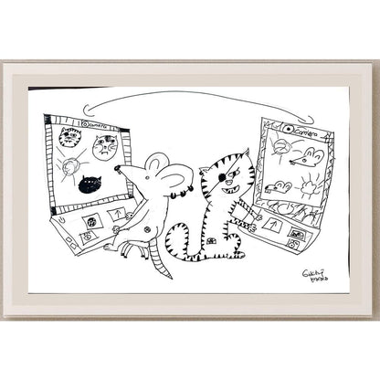 Göktuğ Karaca 43x30cm Orijinal Karikatür BOD01481