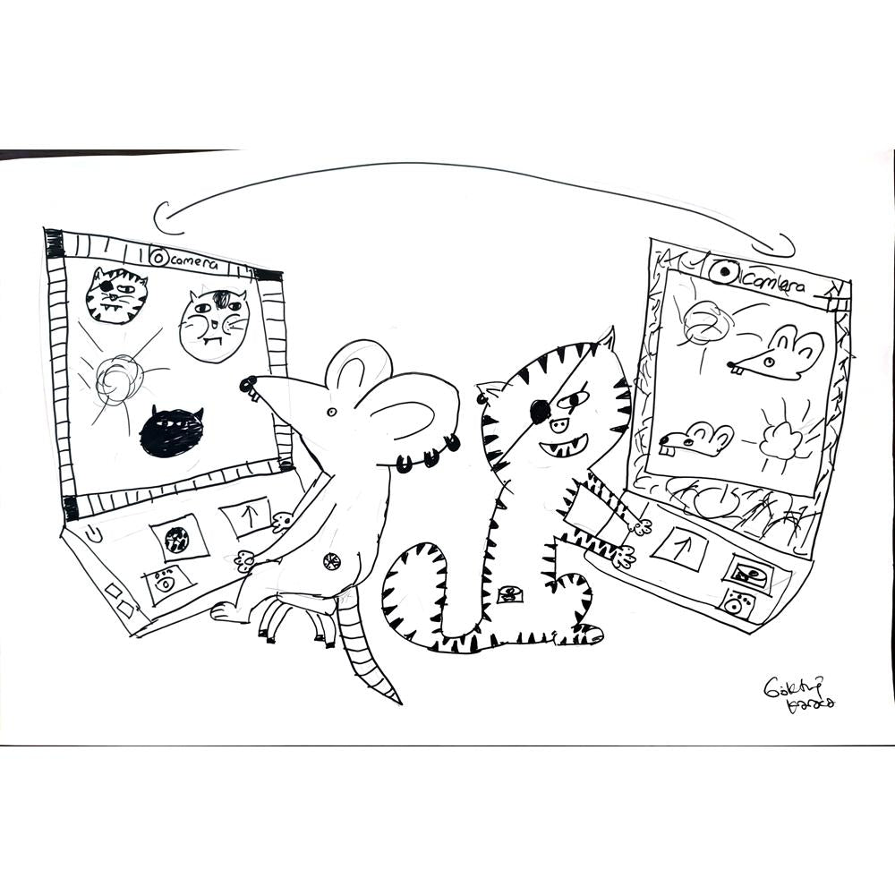 Göktuğ Karaca 43x30cm Orijinal Karikatür BOD01481