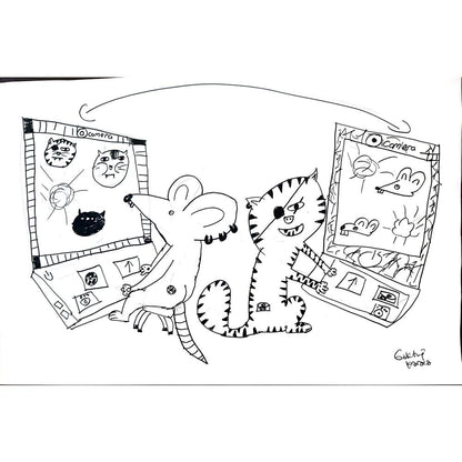 Göktuğ Karaca 43x30cm Orijinal Karikatür BOD01481