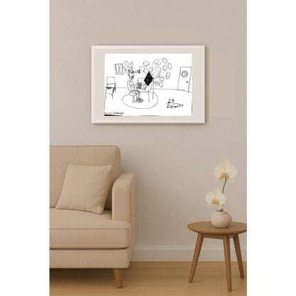 Güney Karakaşoğlu 43x30cm Orijinal Karikatür BOD01483