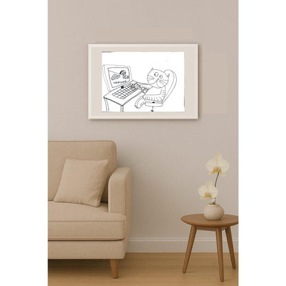 Can Üstek 43x30cm Orijinal Karikatür BOD01487