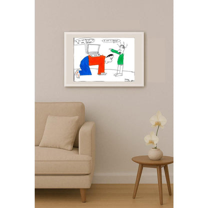 Güney Karakaşoğlu 43x30cm Orijinal Karikatür BOD01489