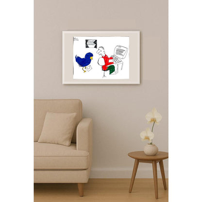 Emir Berkant Çetindağ 43x30cm Orijinal Karikatür BOD01496