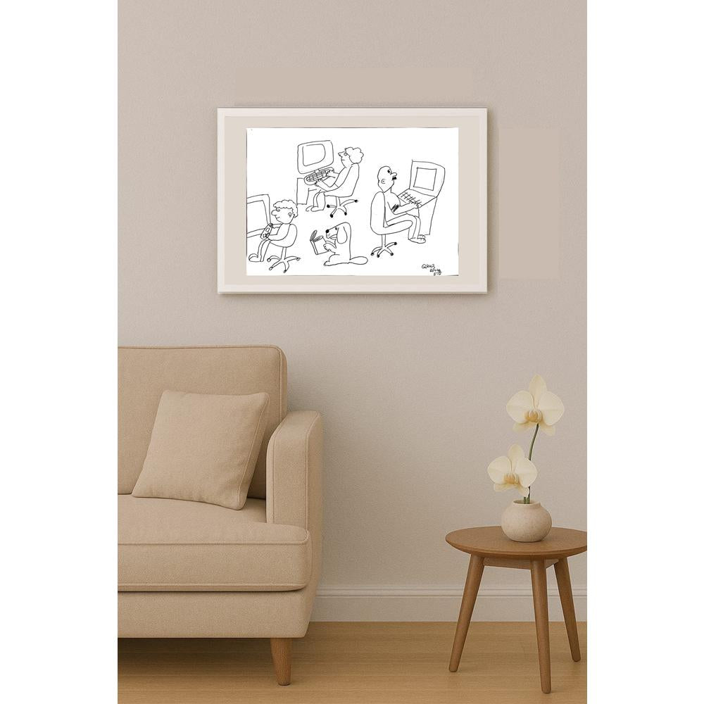 Göktuğ Karaca 43x30cm Orijinal Karikatür BOD01499