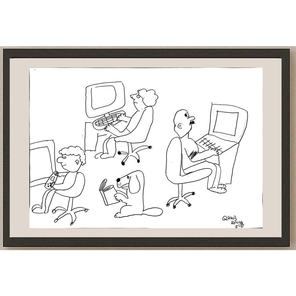 Göktuğ Karaca 43x30cm Orijinal Karikatür BOD01499