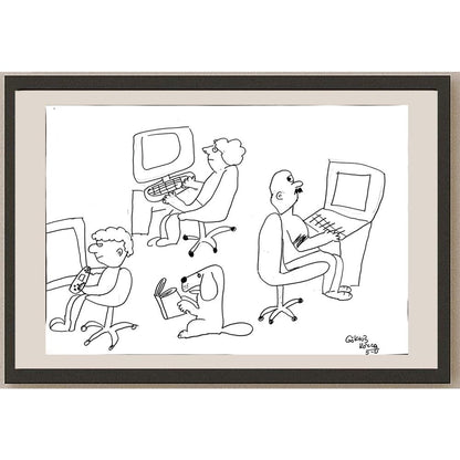 Göktuğ Karaca 43x30cm Orijinal Karikatür BOD01499