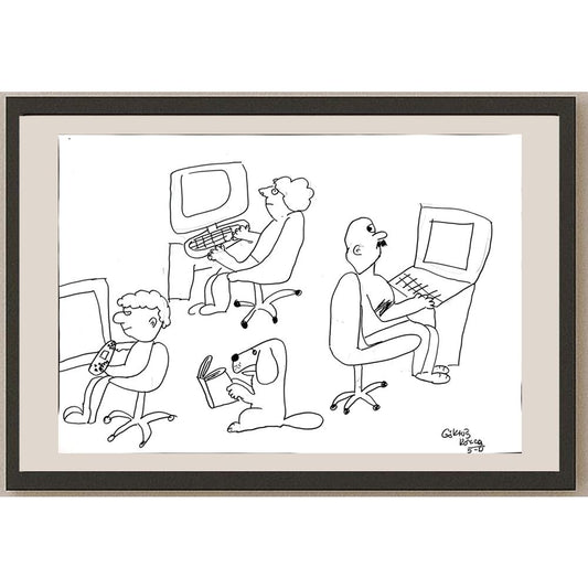 Göktuğ Karaca 43x30cm Orijinal Karikatür BOD01499