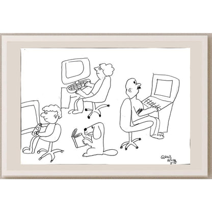 Göktuğ Karaca 43x30cm Orijinal Karikatür BOD01499