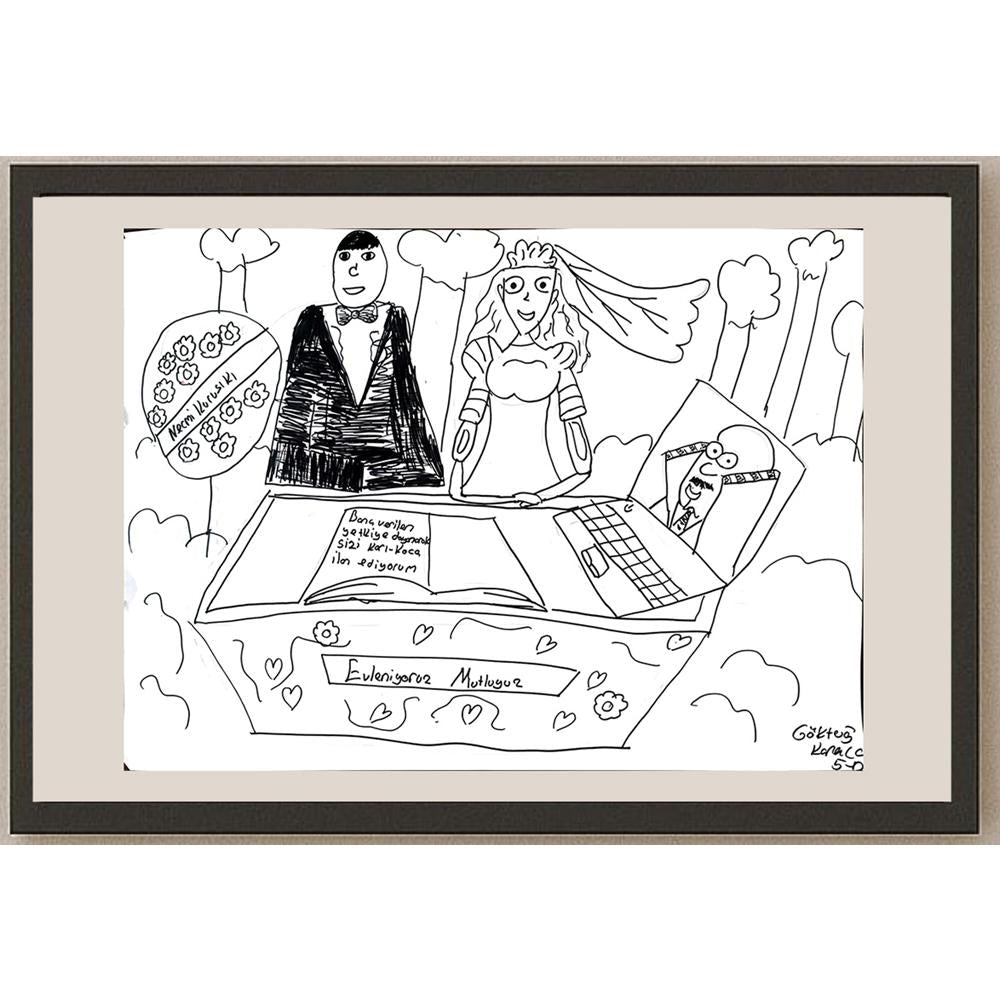 Göktuğ Karaca 43x30cm Orijinal Karikatür BOD01500