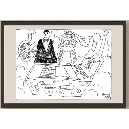 Göktuğ Karaca 43x30cm Orijinal Karikatür BOD01500