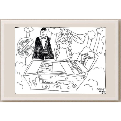 Göktuğ Karaca 43x30cm Orijinal Karikatür BOD01500