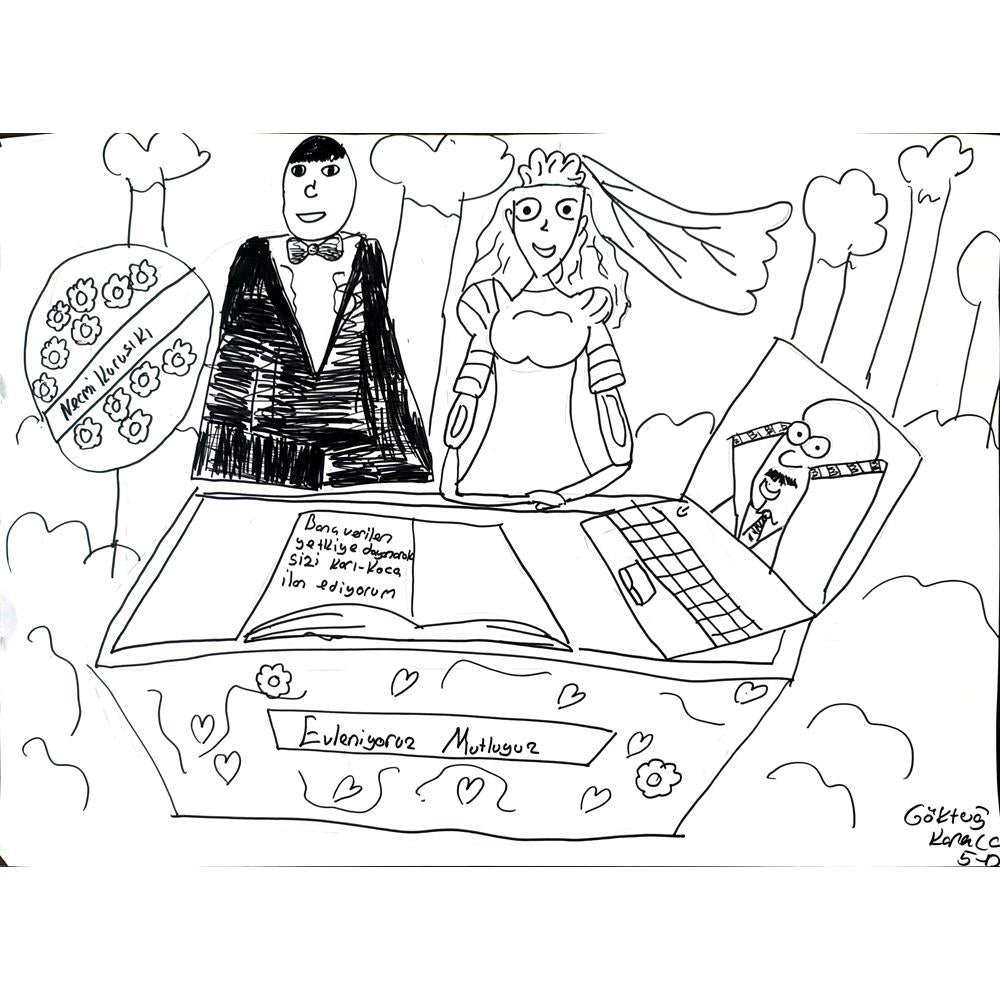 Göktuğ Karaca 43x30cm Orijinal Karikatür BOD01500
