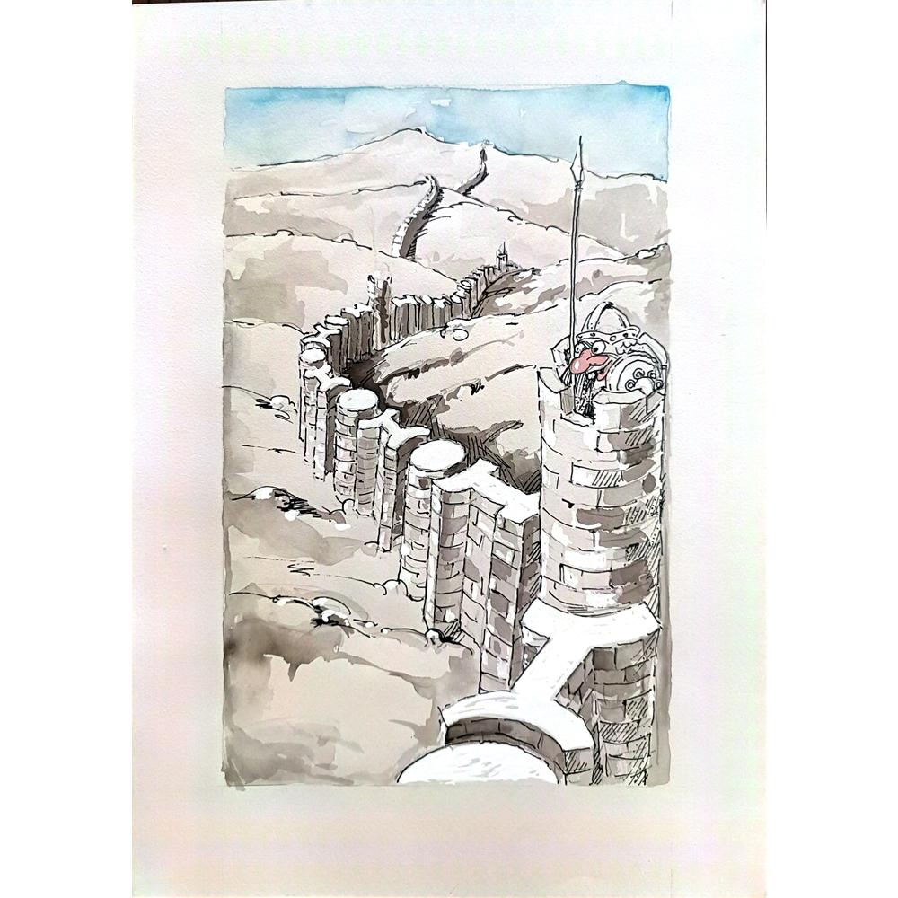 İliytcho Alexiev 29x21cm Orijinal Karikatür BOD01502