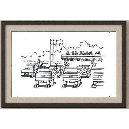 Sergey Khasabov 29x21cm Orijinal Karikatür BOD01505