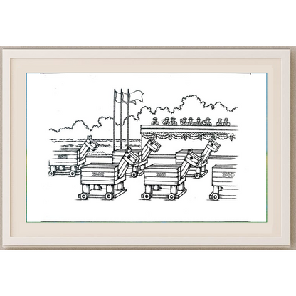 Sergey Khasabov 29x21cm Orijinal Karikatür BOD01505