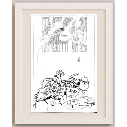 Marlene Pohle 29x21cm Orijinal Karikatür BOD01506