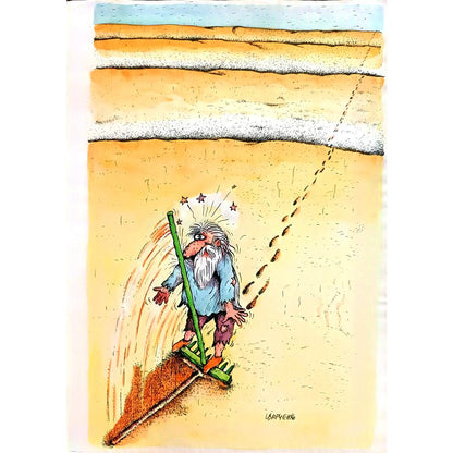 Natalia Varchenko 29x21cm Orijinal Karikatür BOD01510