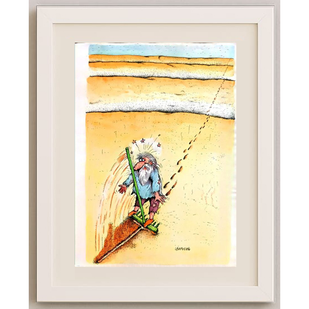 Natalia Varchenko 29x21cm Orijinal Karikatür BOD01510