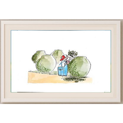 Milan Lipovsky 29x21cm Orijinal Karikatür BOD01515