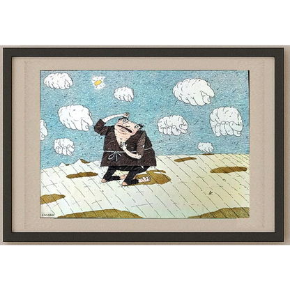 Balabas Victor 29x21cm Orijinal Karikatür BOD01516