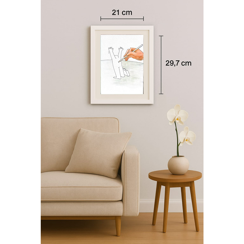 Padurean Florin Aron 29x21cm Orijinal Karikatür BOD01521