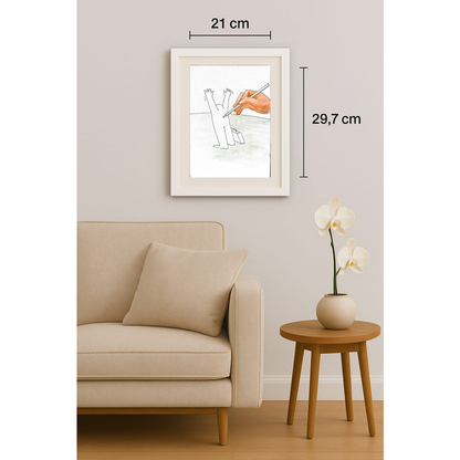 Padurean Florin Aron 29x21cm Orijinal Karikatür BOD01521
