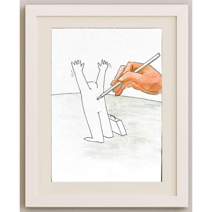 Padurean Florin Aron 29x21cm Orijinal Karikatür BOD01521