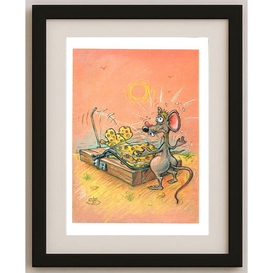 Liviu Stanila 29x21cm Orijinal Karikatür BOD01532
