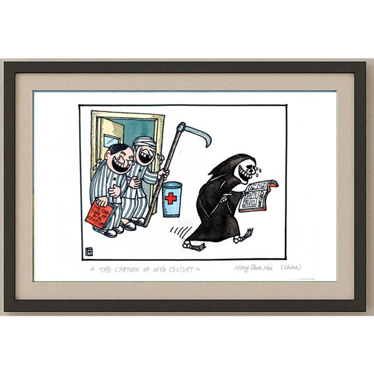 Hong Shun Hai 29x21cm Orijinal Karikatür BOD01542